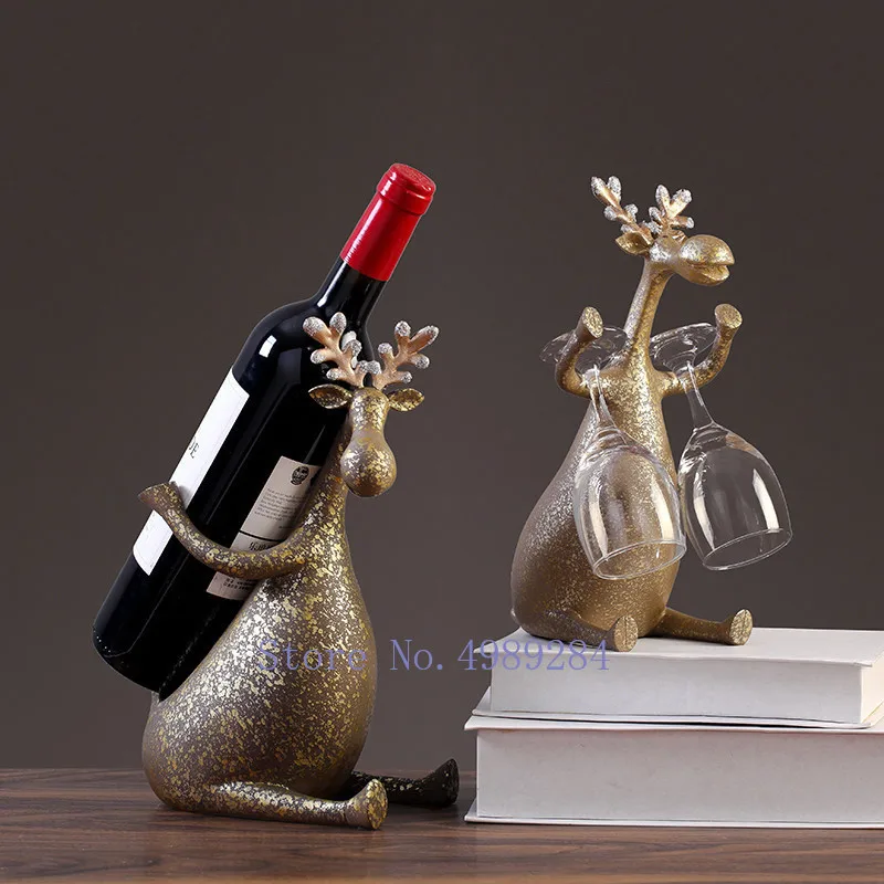 Retro Creative Wine rack Cup holder elk Home living room dining room wine cabinet decoration Christmas decoration Wedding Gifts
Retro Creative Wine rack Cup holder elk Home living room dining room wine cabinet decoration Christmas decoration Wedding Gifts
