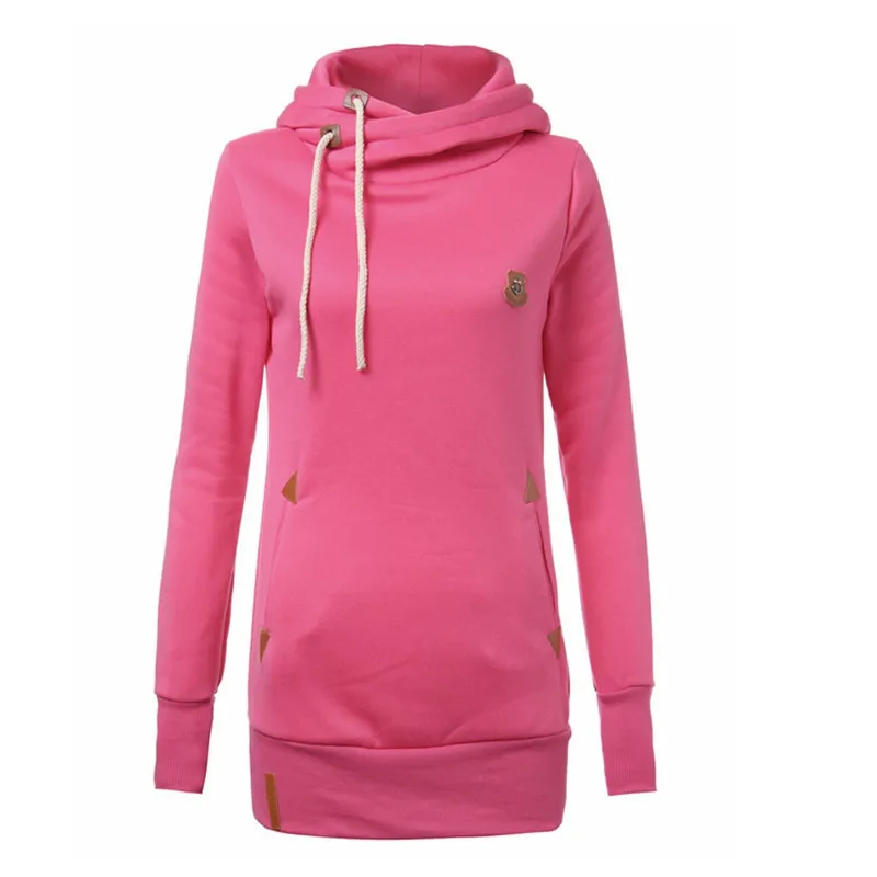 2018 New Women Autumn Winter Badge Pocket Long Sleeve Fleece Hooded Sweatshirt Female Solid Color Coat
2018 New Women Autumn Winter Badge Pocket Long Sleeve Fleece Hooded Sweatshirt Female Solid Color Coat