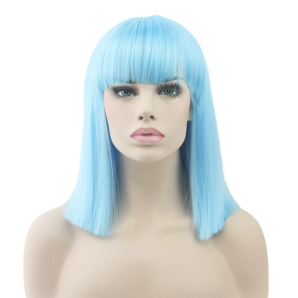 Soowee 8 Colors Synthetic Hair Heat Resistant Blue Black Color Hair Wig Party Straight Short Cosplay Wigs for Women
Soowee 8 Colors Synthetic Hair Heat Resistant Blue Black Color Hair Wig Party Straight Short Cosplay Wigs for Women