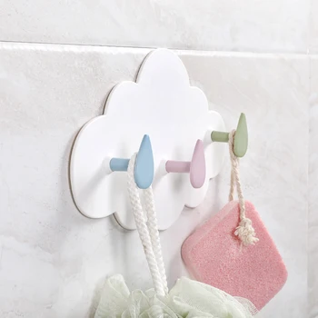 Practical Cloud shape wall door self-adhesive hook hanger bag keys bathroom kitchen sticky holder home decor.
Practical Cloud shape wall door self-adhesive hook hanger bag keys bathroom kitchen sticky holder home decor.