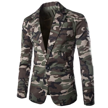 European Style Army Designer Casual Mens Suit Blazer Coats Camouflage Suit Dress Jackets and Coat Slim Fit Streetwear B598
European Style Army Designer Casual Mens Suit Blazer Coats Camouflage Suit Dress Jackets and Coat Slim Fit Streetwear B598