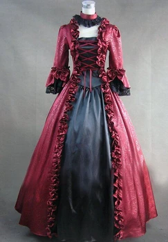 (LL329)Long Sleeves Gothic Victorian Lolita Prom Dress Ball Gown Cosplay Fancy Dress Halloween Party Costume 3 colors available
(LL329)Long Sleeves Gothic Victorian Lolita Prom Dress Ball Gown Cosplay Fancy Dress Halloween Party Costume 3 colors available