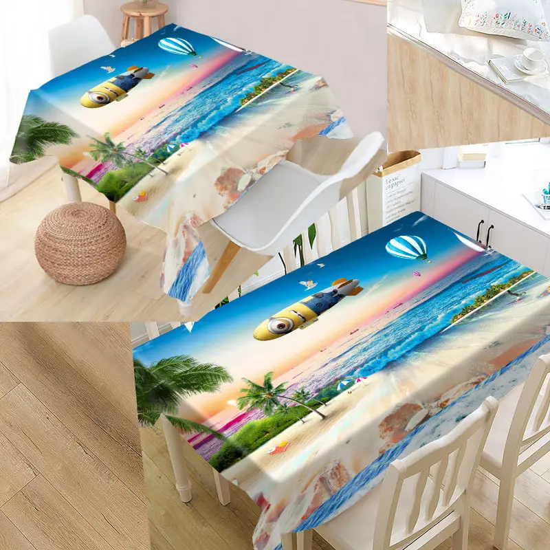 Custom Palm Beach 3D Tablecloth Waterproof Oxford Fabric Square/Rectangular Tablecloth For Wedding Table Cloth Cover TV Covers
Custom Palm Beach 3D Tablecloth Waterproof Oxford Fabric Square/Rectangular Tablecloth For Wedding Table Cloth Cover TV Covers