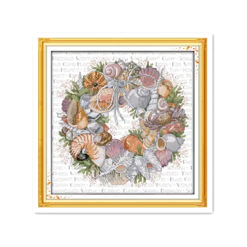 Joy Sunday 11CT 14CT Cross stitch Embroidery Wreath Garland Hand Sewing Kit Chinese Characteristics Wholesale Embroidery
Joy Sunday 11CT 14CT Cross stitch Embroidery Wreath Garland Hand Sewing Kit Chinese Characteristics Wholesale Embroidery