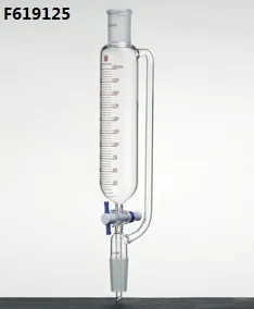 Funnel, Pressure Equalizing, Teflon Metering, Stopcock, Capacity:125ml, Joints:19/22, Stopcock bore:2mm
Funnel, Pressure Equalizing, Teflon Metering, Stopcock, Capacity:125ml, Joints:19/22, Stopcock bore:2mm