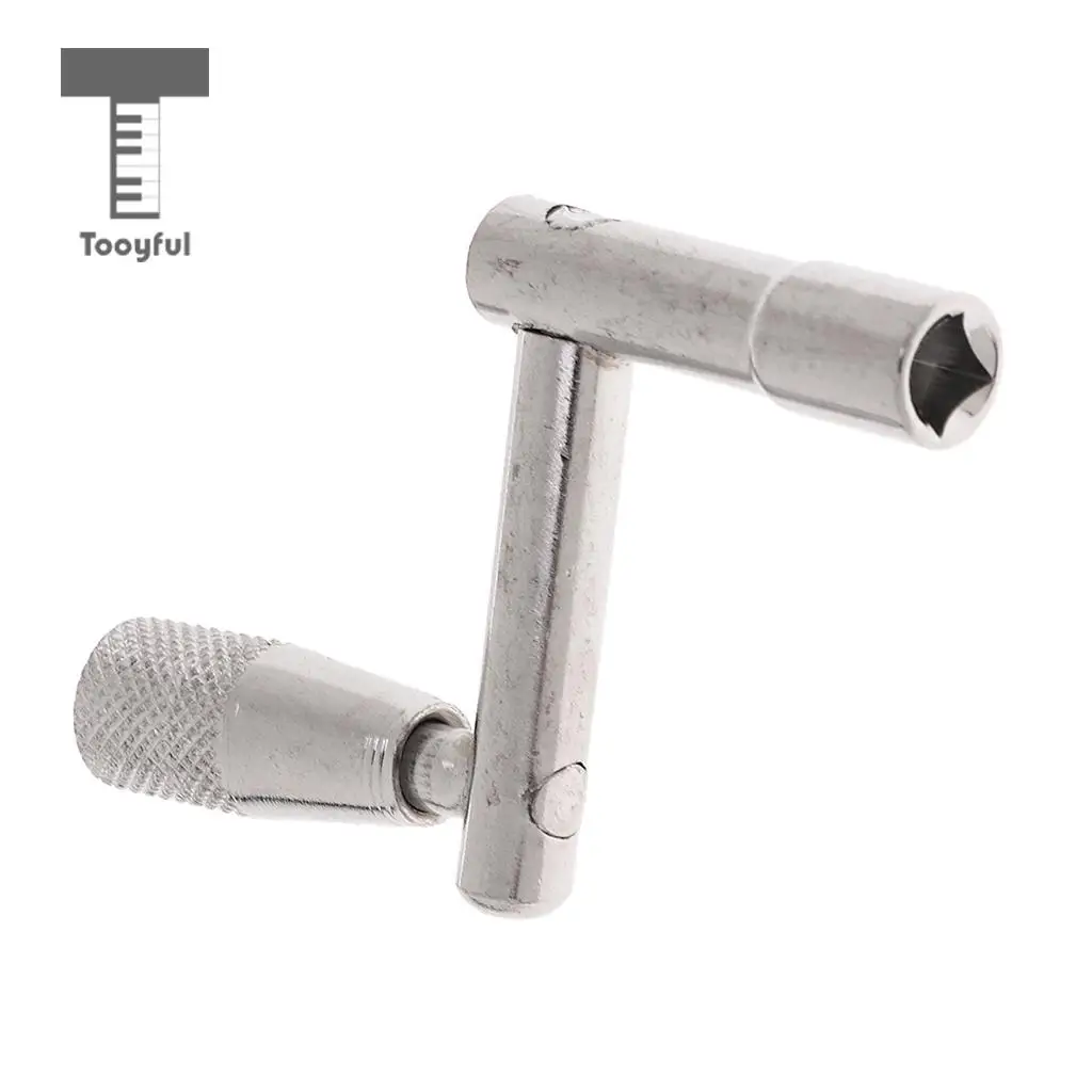 Tooyful Universal Zinc Alloy Bass Drum Skin Tuning Key Tuner Drum Hardware Tool Drum Repair Maintenance Tool
