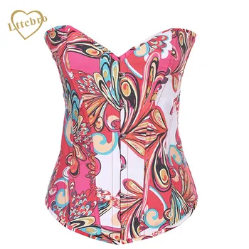 Denim Overbust Corset 
Denim Overbust Corset