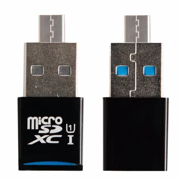 2 in 1 Type C USB 3.0 Micro SD TF Card Reader Adapter For Macbook S8 Note8 G6 Android Phone PC Laptop Tablet Black C26
2 in 1 Type C USB 3.0 Micro SD TF Card Reader Adapter For Macbook S8 Note8 G6 Android Phone PC Laptop Tablet Black C26