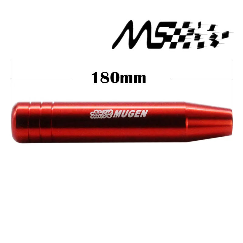 Aluminum Mugen shift knob 18cm Length Gear Shift Knob Racing Car Universal Shift Gear Knob with 3 adapter
Aluminum Mugen shift knob 18cm Length Gear Shift Knob Racing Car Universal Shift Gear Knob with 3 adapter