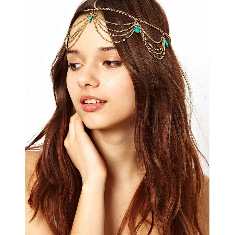 TTLIFE Classic Multilayer Chain Tassels Natural Stone Pendant Female with Accessory Head Helmet Forehead Hair Chain Jewelry
TTLIFE Classic Multilayer Chain Tassels Natural Stone Pendant Female with Accessory Head Helmet Forehead Hair Chain Jewelry