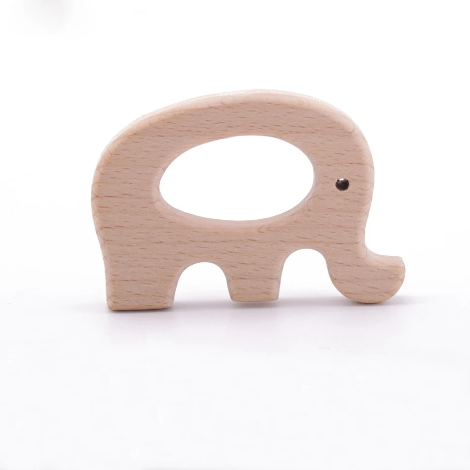 1pc Animal Shape Teether Food Grade Beech Wood Personalized Baby Teething Toddler Toy DIY Chewable Pendent Elephant Teethers
1pc Animal Shape Teether Food Grade Beech Wood Personalized Baby Teething Toddler Toy DIY Chewable Pendent Elephant Teethers