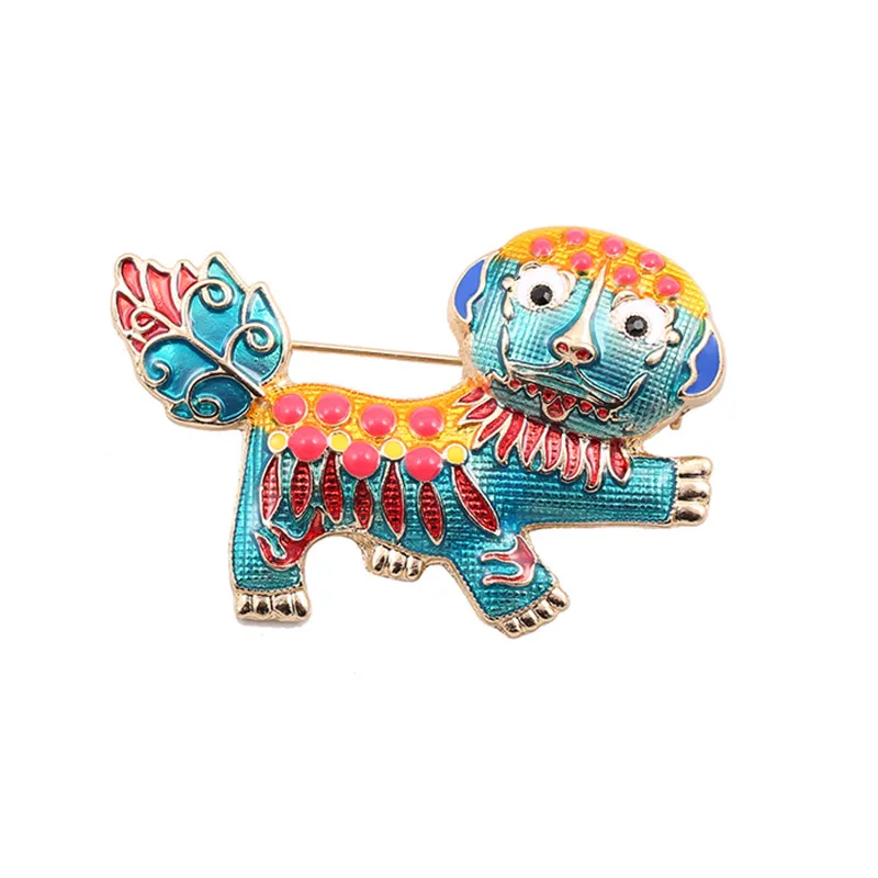 The new drip Chinese wind lion mascot texture cardigan brooch brooches women windbreaker suit Exquisite brooch
The new drip Chinese wind lion mascot texture cardigan brooch brooches women windbreaker suit Exquisite brooch