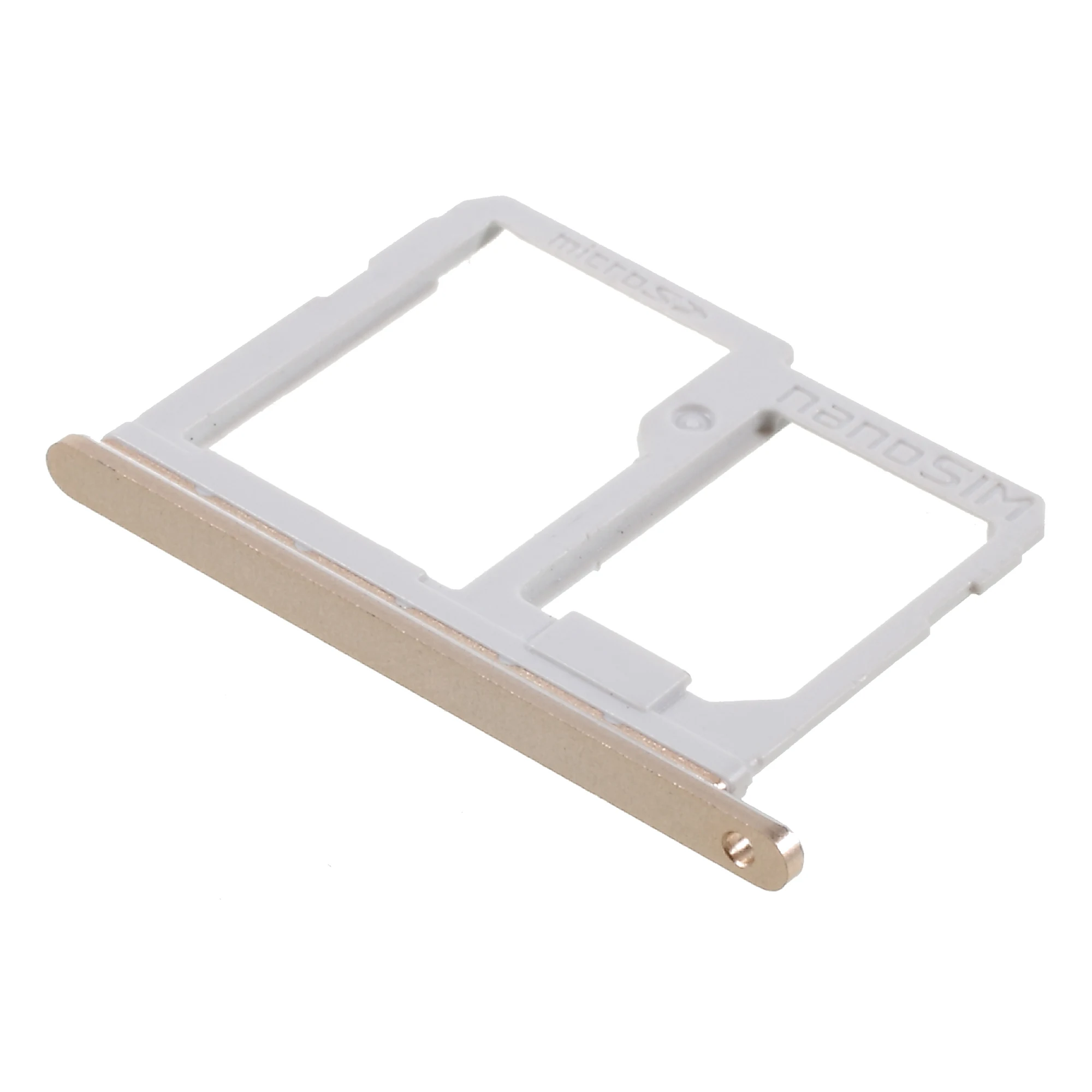 Dulcii OEM for LG Q6 Dual SIM MicroSD Card Tray Holder Slot - Gold Color |