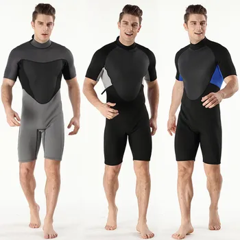 2MM scuba diving suit men's warm diving suit short sleeved short pants submersible suit 
2MM scuba diving suit men's warm diving suit short sleeved short pants submersible suit
