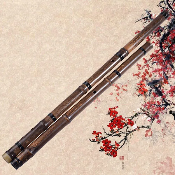 Классическая китайская бамбуковая флейта с 8 отверстиями Xiao dizi Фиолетовый Бамбук