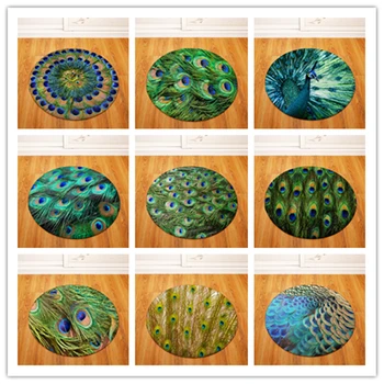 Peacock feather Round Tapete For Living Room Bedroom Home Decor Carpet Rug Children Kids Soft Play Mat
Peacock feather Round Tapete For Living Room Bedroom Home Decor Carpet Rug Children Kids Soft Play Mat