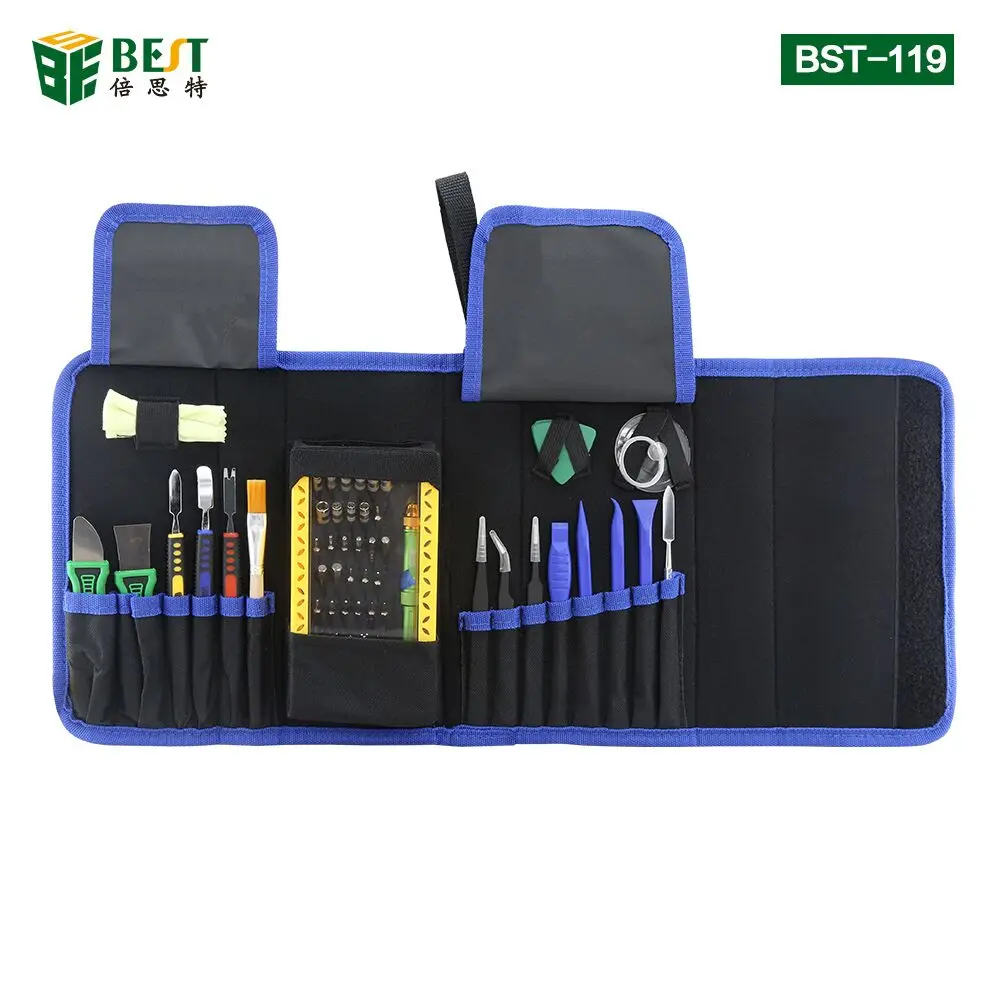 BST-119 Magnetic Precision Screwdriver Set Disassemble Repair Laptop Mobile Phone Tool Set with Tweezers Spudger Prying tool
BST-119 Magnetic Precision Screwdriver Set Disassemble Repair Laptop Mobile Phone Tool Set with Tweezers Spudger Prying tool