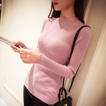 2020 New winter half downneck thin sweater in the long sleeved shirt sleeve slim spring dress
2020 New winter half downneck thin sweater in the long sleeved shirt sleeve slim spring dress