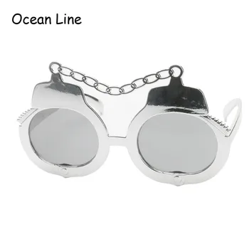 Funny Silver Handcuffs Costume Glasses Novelty Sunglasses Photobooth Props Party Favors for Halloween Party Supplies Decoration
Funny Silver Handcuffs Costume Glasses Novelty Sunglasses Photobooth Props Party Favors for Halloween Party Supplies Decoration
