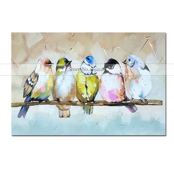 2018 New Animal Paintings Handmade Knife Birds Oil Painting On Canvas Modern Abstract Home Decor For Living Room As Unique Gift
2018 New Animal Paintings Handmade Knife Birds Oil Painting On Canvas Modern Abstract Home Decor For Living Room As Unique Gift