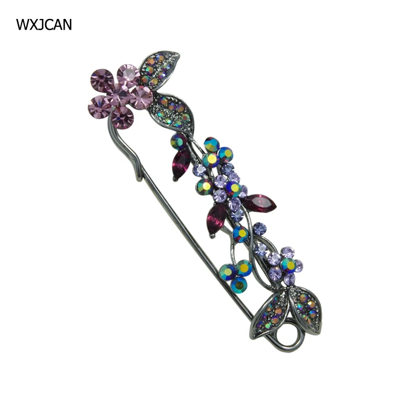 WXJCAN luxury large safety pin brooch flower Vintage brooches for wedding bouquets Rhinestone hijab pins up Size 80mm*25mm
WXJCAN luxury large safety pin brooch flower Vintage brooches for wedding bouquets Rhinestone hijab pins up Size 80mm*25mm