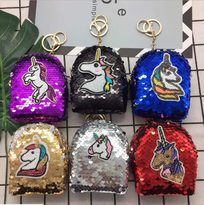 2018 new10*8*5cm unicorn sequins purse small bag student mini coin purse headset bag
2018 new10*8*5cm unicorn sequins purse small bag student mini coin purse headset bag