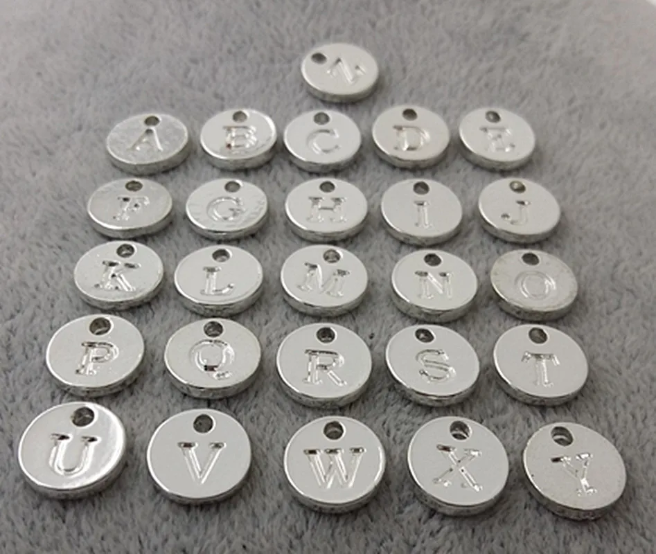 New (26Pcs) A-Z Initial Letter Alphabet Pendant Dangles Charms,Hand Stamped Capital Disc Letter Charm For Bracelet Necklace DIY
New (26Pcs) A-Z Initial Letter Alphabet Pendant Dangles Charms,Hand Stamped Capital Disc Letter Charm For Bracelet Necklace DIY