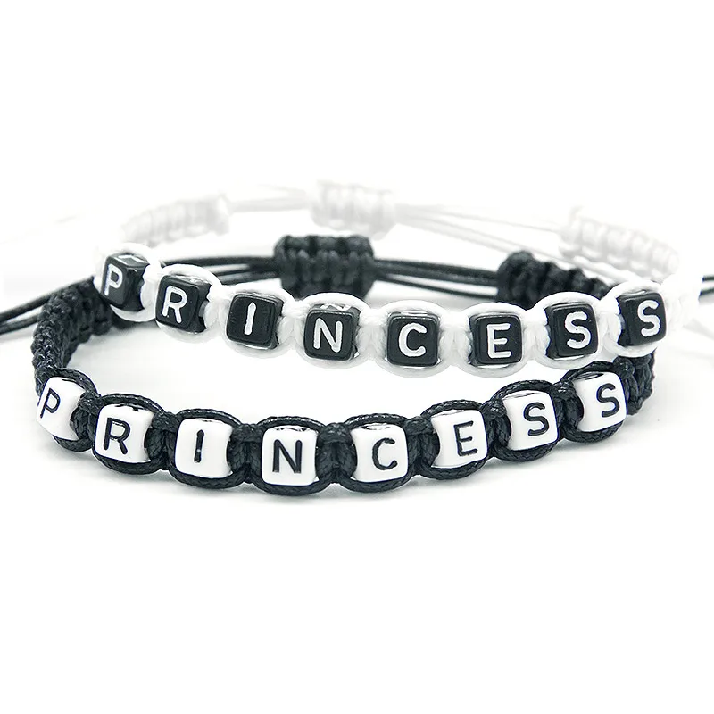 1pcs Honorable PRINCESS Charm Bracelets Rope Chain Infinity Wish Adjust Size for Pretty Girls DIY Beaded Jewelry Gifts Decor
1pcs Honorable PRINCESS Charm Bracelets Rope Chain Infinity Wish Adjust Size for Pretty Girls DIY Beaded Jewelry Gifts Decor
