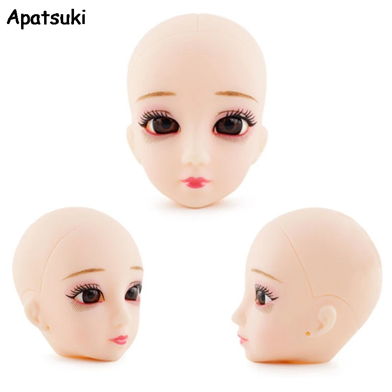Soft Plastic DIY Girl Doll Head For 11.5" 1/6 Doll Heads For BJD Doll's Practicing Makeup Head Without Hair Dolls Accessories
Soft Plastic DIY Girl Doll Head For 11.5" 1/6 Doll Heads For BJD Doll's Practicing Makeup Head Without Hair Dolls Accessories