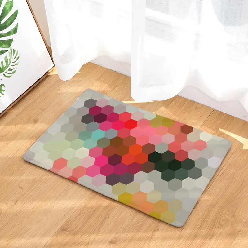 CAMMITEVER Abstract Geometric Colorful Color Lump Pattern Anti-Skid Area Rug Home Room Carpet Bedroom Bathroom Floor Floor Mats
CAMMITEVER Abstract Geometric Colorful Color Lump Pattern Anti-Skid Area Rug Home Room Carpet Bedroom Bathroom Floor Floor Mats