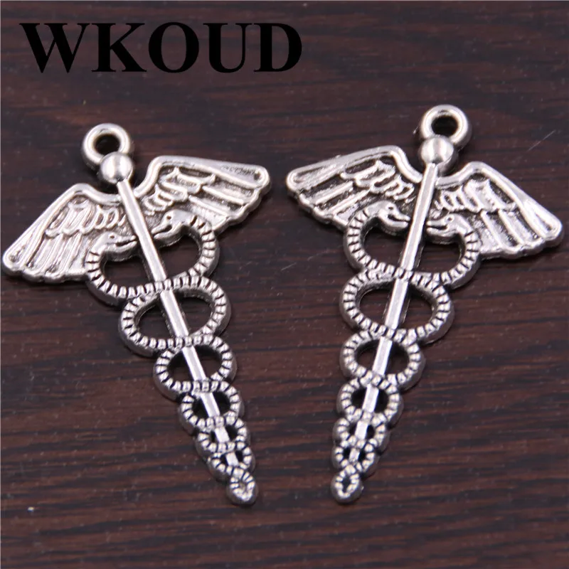 WKOUD 10pcs Ancient silver charm pendant God Scepter applies to Necklace Bracelet DIY making A195
WKOUD 10pcs Ancient silver charm pendant God Scepter applies to Necklace Bracelet DIY making A195