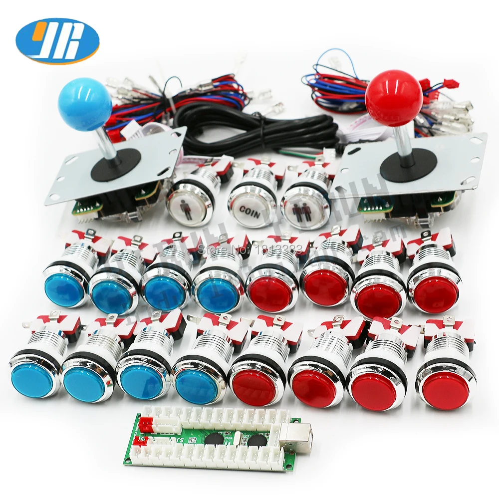 Arcade Contest DIY Retropie Cabinet Kits USB Encoder to Joystick PC Games + Chrome Plating LED Illuminated Push Button
Arcade Contest DIY Retropie Cabinet Kits USB Encoder to Joystick PC Games + Chrome Plating LED Illuminated Push Button