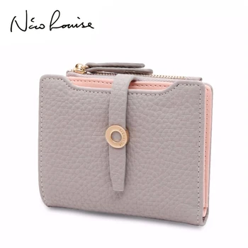 

Latest Lovely Leather Small Women Wallet Fashion Girls Change Clasp Purse Money Coin Card Holders Kids Wallets Carteras