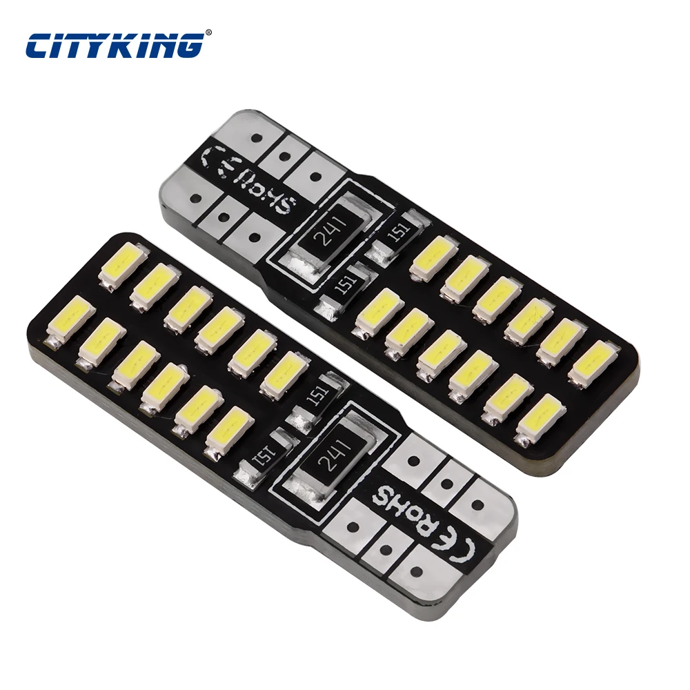 t10 led canbus T10 24led 3014 smd LED No OBC Error 194 168 W5W T10 24smd canbus LED Interior Instrument Light bulb
t10 led canbus T10 24led 3014 smd LED No OBC Error 194 168 W5W T10 24smd canbus LED Interior Instrument Light bulb