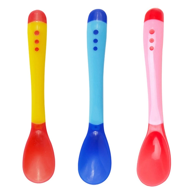 1Pcs Baby Safety Feeding Temperature Sensing Spoon Baby Silicone Spoon Kids Children Flatware Feeding Baby Spoons
1Pcs Baby Safety Feeding Temperature Sensing Spoon Baby Silicone Spoon Kids Children Flatware Feeding Baby Spoons