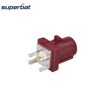 Superbat 10Pcs Fakra Plug Male End Launch PCB mount straight Bordeaux for Violet Car GSM
Superbat 10Pcs Fakra Plug Male End Launch PCB mount straight Bordeaux for Violet Car GSM