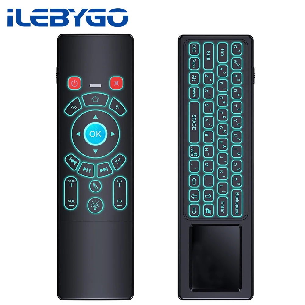 iLebygo T6 2.4G Air Mouse Wireless Keyboard touchpad Universal Remote Control for Android TV Box mini PC Smart Projector
iLebygo T6 2.4G Air Mouse Wireless Keyboard touchpad Universal Remote Control for Android TV Box mini PC Smart Projector