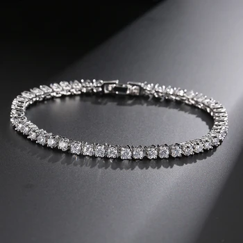 gold silver color 3mm cubic zirconia 18cm tennis bangle bracelet for women wedding fashion luxury christmas gift jewelry S4776
gold silver color 3mm cubic zirconia 18cm tennis bangle bracelet for women wedding fashion luxury christmas gift jewelry S4776