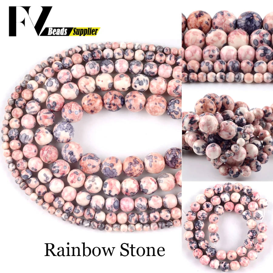 Natural Light Pink Purple Rainbow Stone Round Loose Beads 4 6 8 10mm Spacer Beads For Jewelry Making DIY Bracelet Accessory 15"
Natural Light Pink Purple Rainbow Stone Round Loose Beads 4 6 8 10mm Spacer Beads For Jewelry Making DIY Bracelet Accessory 15"