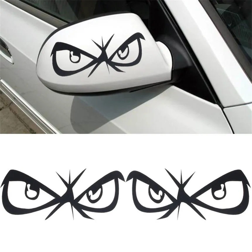 Модный дизайн глаз автомобиля 3D стикер украшения для боковое зеркало заднего