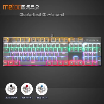 Me Too Original gaming Mechanical Keyboard 87 key Wired keyboard red/blue/black switch Backlit Keyboard Hebrew/Russian/Arabic
Me Too Original gaming Mechanical Keyboard 87 key Wired keyboard red/blue/black switch Backlit Keyboard Hebrew/Russian/Arabic