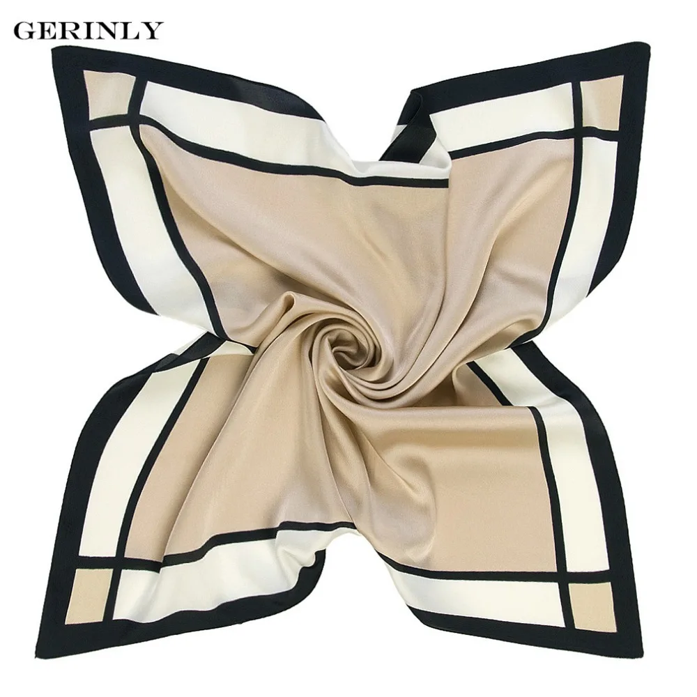 60*60cm Square Silk Scarf Women Striped Plaid Solid Color Bandana Printing Small Square Neckerchief Scarves Foulard Femme Hijab
60*60cm Square Silk Scarf Women Striped Plaid Solid Color Bandana Printing Small Square Neckerchief Scarves Foulard Femme Hijab