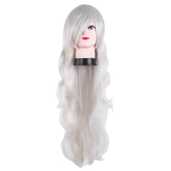 

Halloween Wig Fei-Show Synthetic Heat Resistant Long Curly Hair Carnival Costume Ball Cosplay Peruca Masker Masquerade Hairpiece