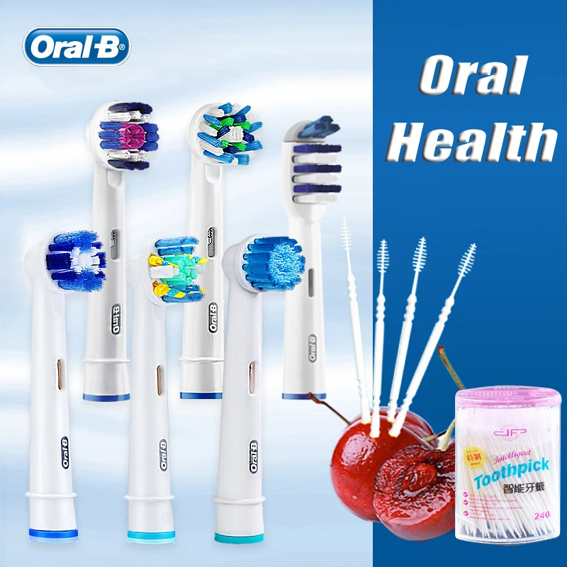 Original Oral B Brush Heads Refills Teeth Whitening Dental Clean Oral Hygiene Precision Nozzles For Rotary Electric Toothbrush