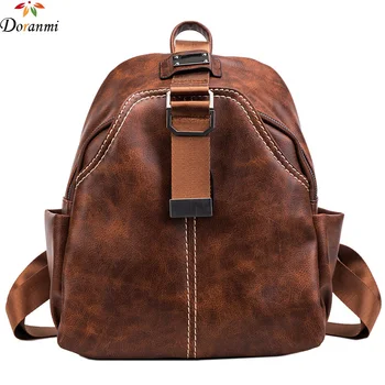 DORANMI Vintage Backpack Women's Schoolbag 2018 Fashion Leather Shoulder Back Bags Female Mochila Large Capacity Backpack DJB020
DORANMI Vintage Backpack Women's Schoolbag 2018 Fashion Leather Shoulder Back Bags Female Mochila Large Capacity Backpack DJB020