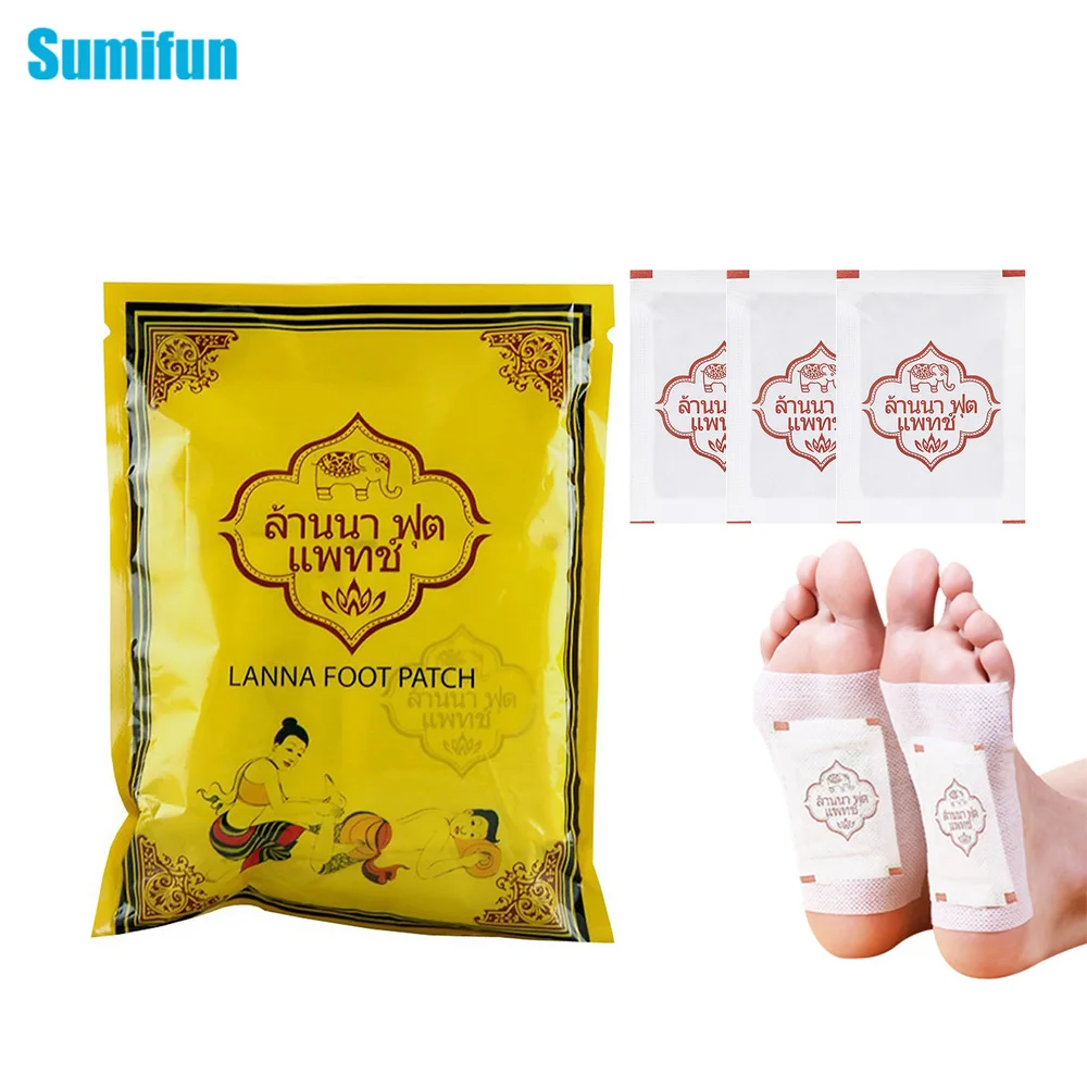 Sumifun 10Pcs/Bag Thailand LANNA Detox Foot Patch Pads Detoxify Toxins Adhesive Keeping Fit Organic Herbal Patches C122
Sumifun 10Pcs/Bag Thailand LANNA Detox Foot Patch Pads Detoxify Toxins Adhesive Keeping Fit Organic Herbal Patches C122