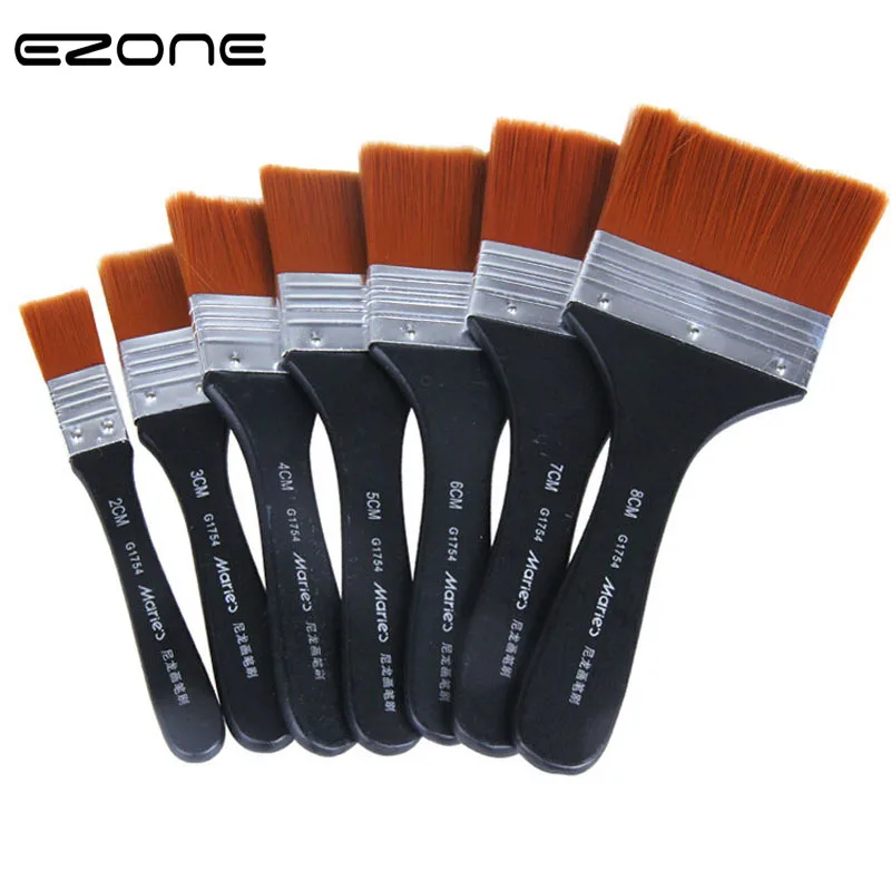 EZONE Nylon Hair Paint Brush Wooden Handel With Aluminum Tube Interface Brushes For Oil Watercolor Painting Tools Art Supplies
EZONE Nylon Hair Paint Brush Wooden Handel With Aluminum Tube Interface Brushes For Oil Watercolor Painting Tools Art Supplies