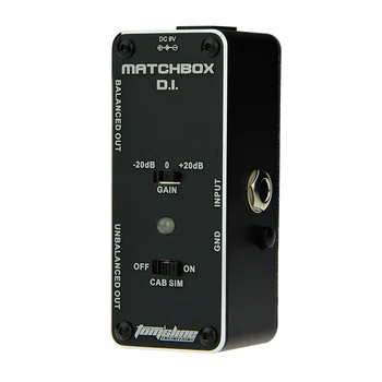 AMX-3 MATCHBOX D.I. Guitar Pedal Transfer Guitar Bass Signal to Audio System Mini Analogue Guitar Effect Pedal True Bypass
AMX-3 MATCHBOX D.I. Guitar Pedal Transfer Guitar Bass Signal to Audio System Mini Analogue Guitar Effect Pedal True Bypass