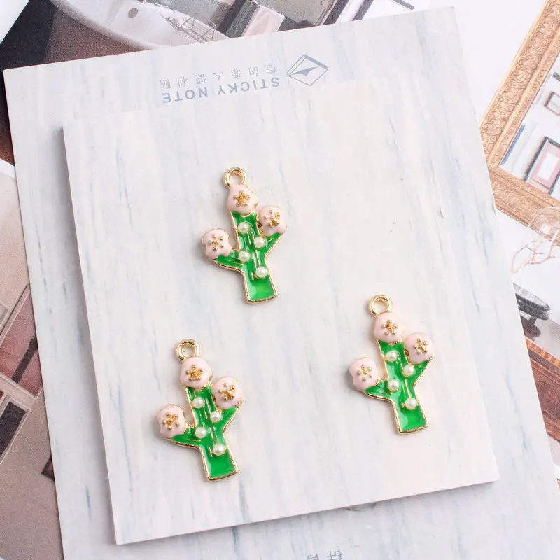 Daisies 10pcs Cactus Enamel Euphorbia Candelabrum Pendant Charms for DIY Craft Jewelry Handmade Necklace Accessories
Daisies 10pcs Cactus Enamel Euphorbia Candelabrum Pendant Charms for DIY Craft Jewelry Handmade Necklace Accessories