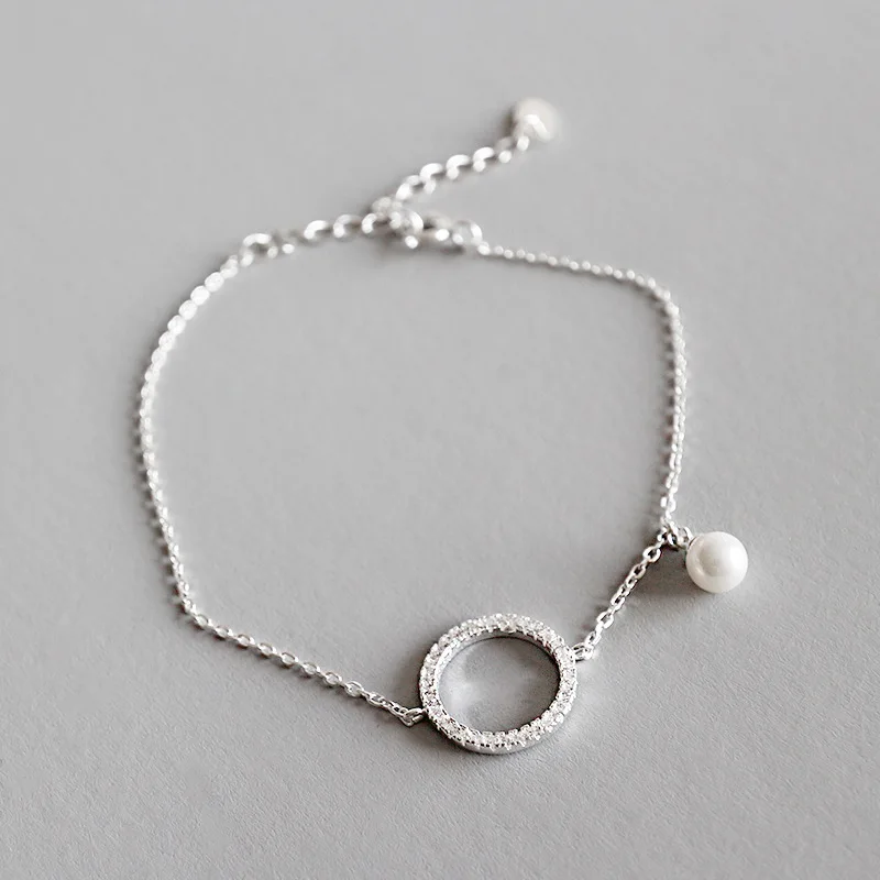 HFYK 925 Sterling Silver Bracelet 2019 Round Circle Pearl Bracelets For Women Chain Bangle Bracelet Femme Pulseras Mujer pulsera
HFYK 925 Sterling Silver Bracelet 2019 Round Circle Pearl Bracelets For Women Chain Bangle Bracelet Femme Pulseras Mujer pulsera